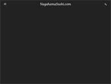 Tablet Screenshot of nagahamasushi.com